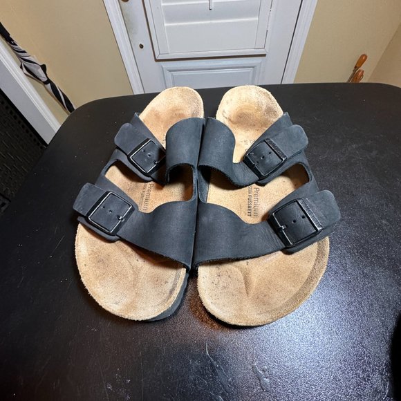 Birkenstock EUR 45 10.5  black nubuck sandal slipper unisex main image 8